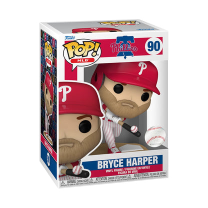 MLB Phillies Bryce Harper Funko Pop! Vinyl Figure #90 - Image 2