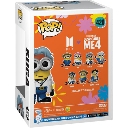 Despicable Me 4 Minion x BTS Suga Funko Pop! Vinyl Figure #420 - Image 3