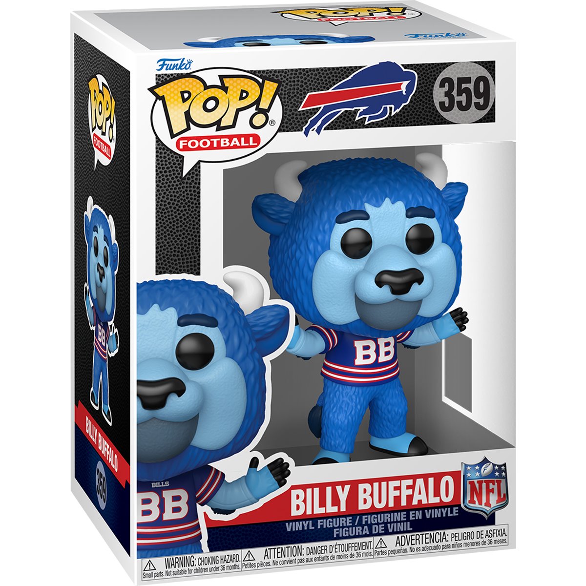 NFL Mascots Bills Billy Buffalo Funko Pop! Vinyl Figure #359 - Image 2