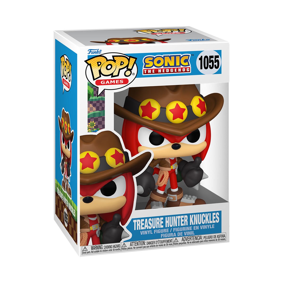 Sonic the Hedgehog Treasure Hunter Knuckles Funko Pop! Vinyl Figure #1055 - Image 2