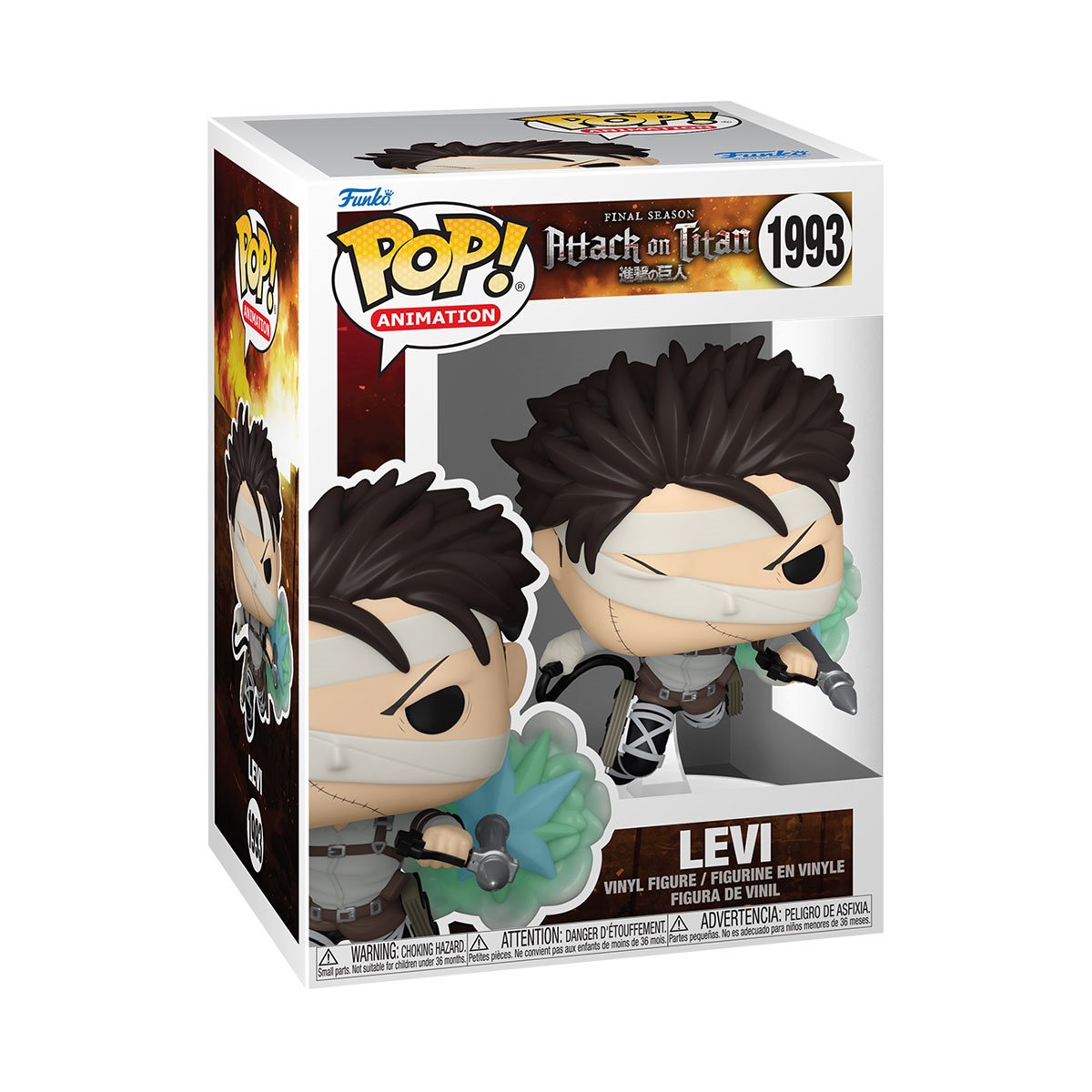 Attack on Titan Levi SP-1 Funko Pop! Vinyl Figure #1993 - Image 2