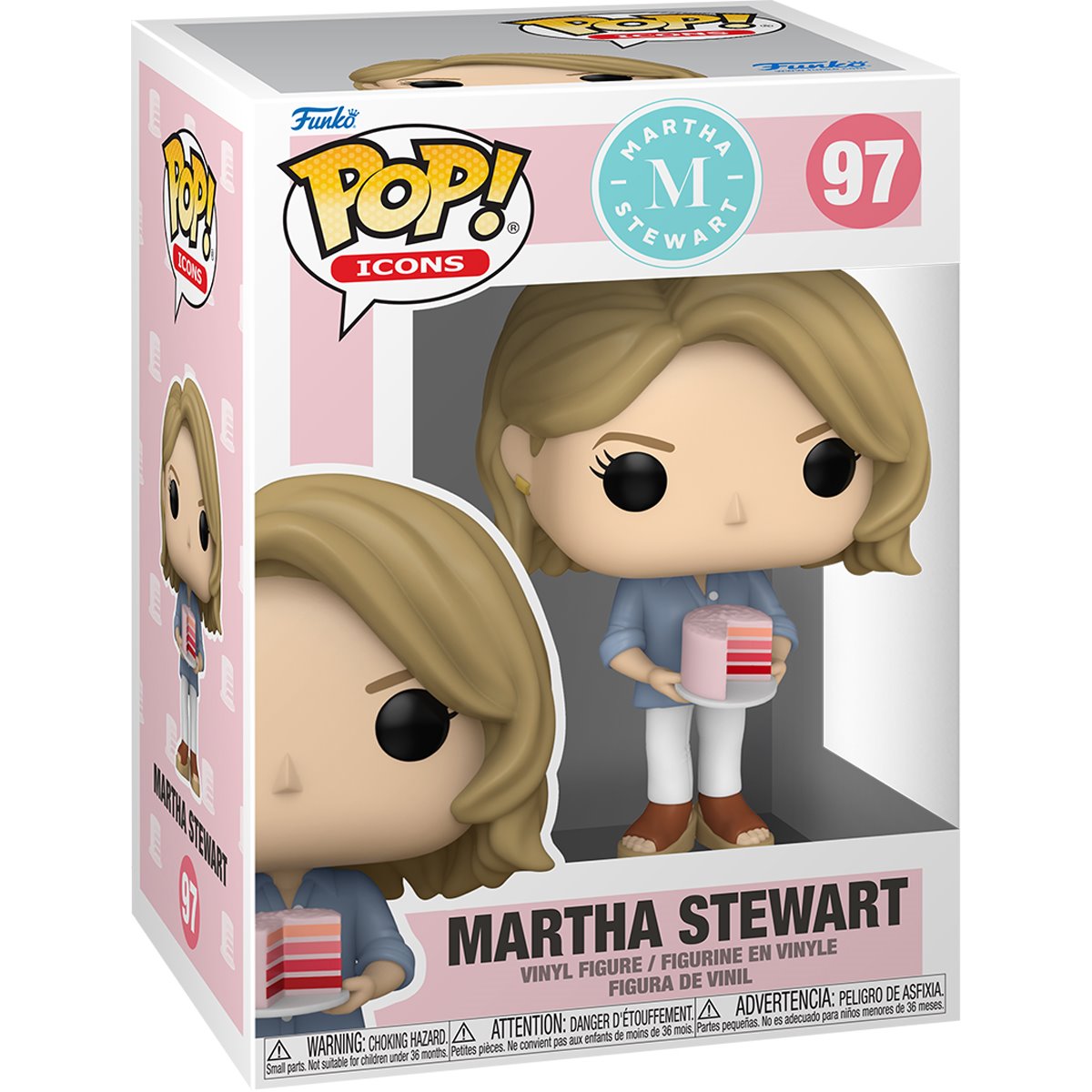 Martha Stewart with Cake Funko Pop! Vinyl Figure #97 - Image 2