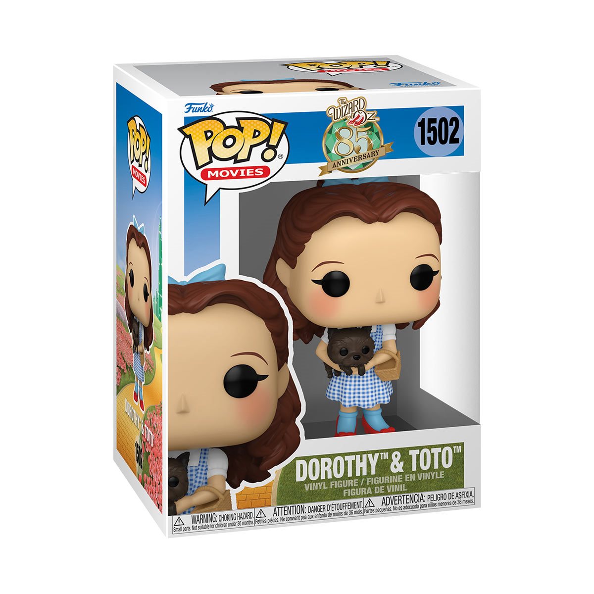 The Wizard of Oz Dorothy and Toto Funko Pop! Vinyl Figure #1502 and Buddy - Image 2