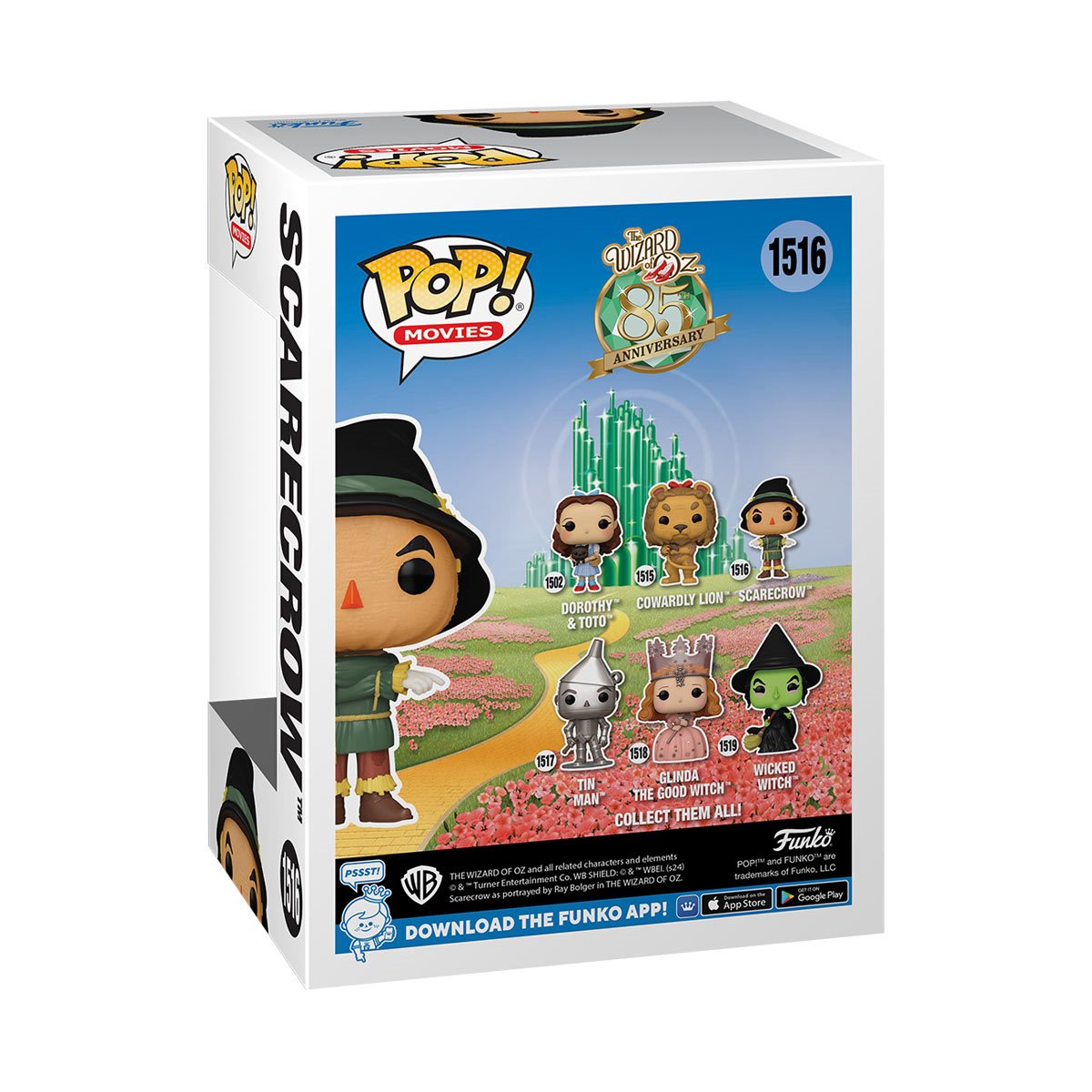 The Wizard of Oz Scarecrow Funko Pop! Vinyl Figure #1516 - Image 3