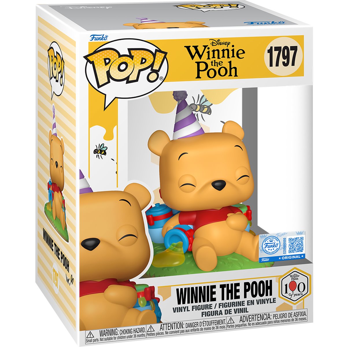 Winnie the Pooh 100th Anniversary Premium Funko Pop! Vinyl Figure #1797 - Specialty - Image 2