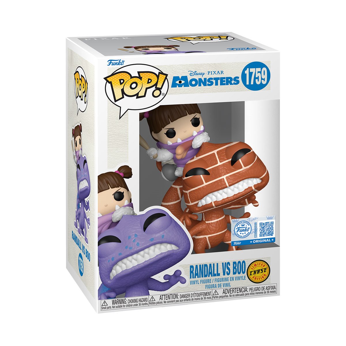 Monsters Inc. Randall vs Boo Funko Pop! Vinyl Figure #1759 - Specialty - Image 5