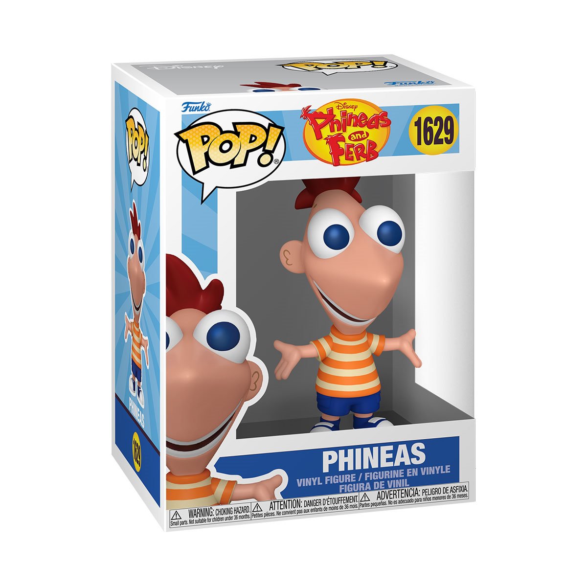 Phineas and Ferb Phineas Funko Pop! Vinyl Figure #1629 - Image 2