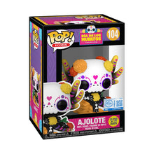 Dia De Los Muertos Ajolote Glow-in-the-Dark Funko Pop! Vinyl Figure #104 - Image 4