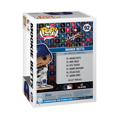 MLB Dodgers Mookie Betts Funko Pop! Vinyl Figure #92 - Image 3