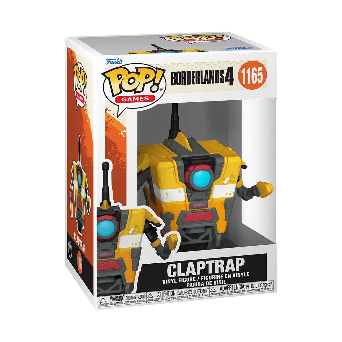Borderlands 4 Claptrap Funko Pop! Vinyl Figure #1165 - Image 2