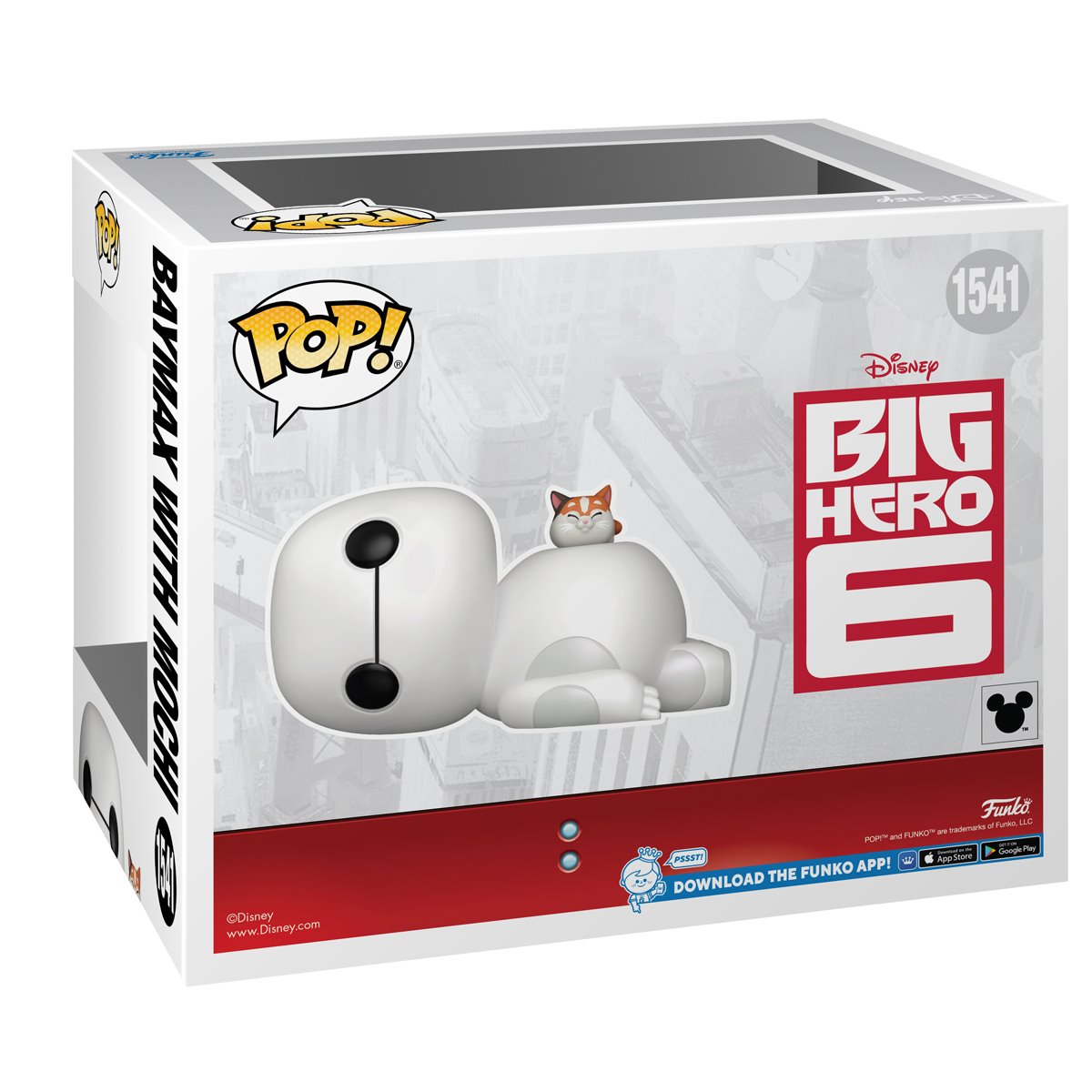 Big Hero 6 Baymax with Mochi Super 6-Inch Funko Pop! Vinyl Figure #1541 - Exclusive - Image 3