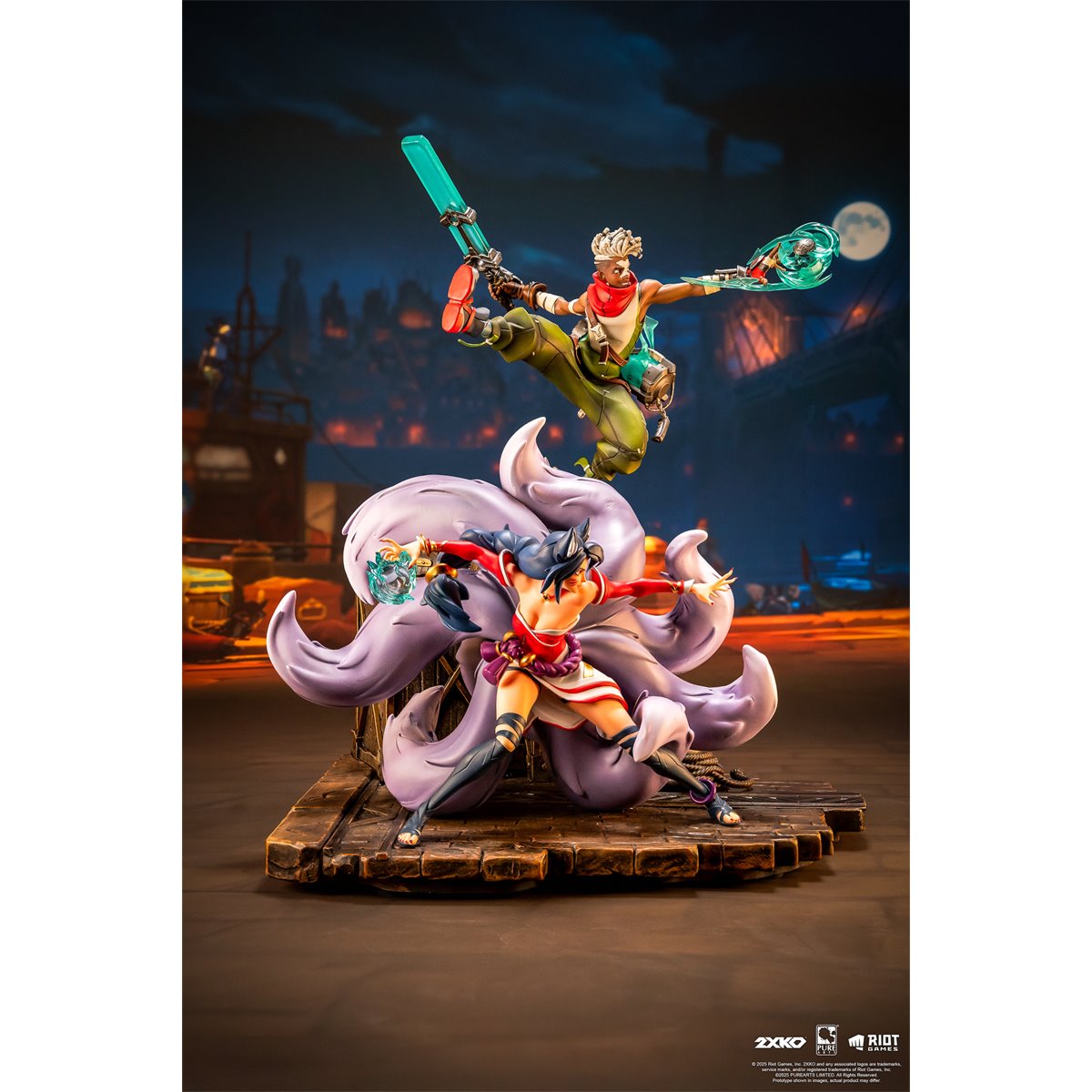 2XKO Ahri and Ekko 1:10 Scale Resin Statue - Image 2