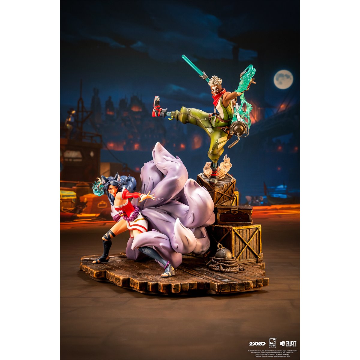 2XKO Ahri and Ekko 1:10 Scale Resin Statue - Image 3