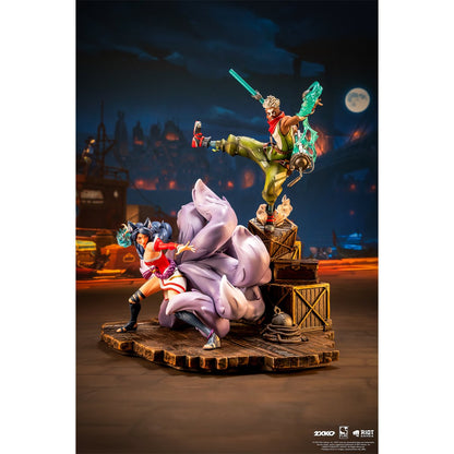 2XKO Ahri and Ekko 1:10 Scale Resin Statue - Image 3