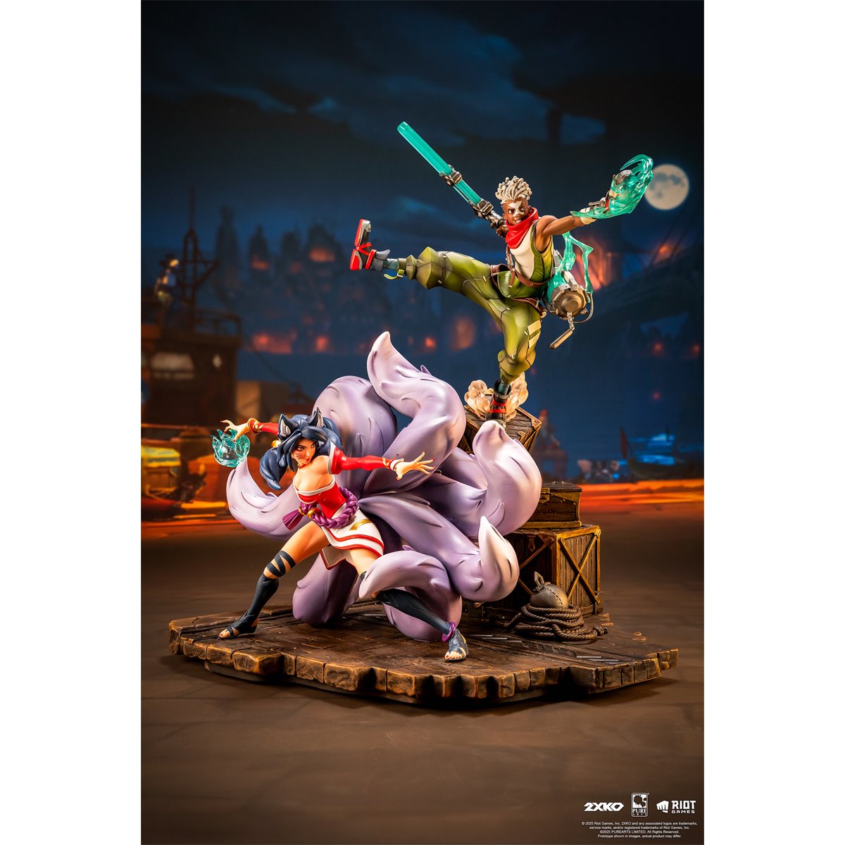 2XKO Ahri and Ekko 1:10 Scale Resin Statue - Image 4