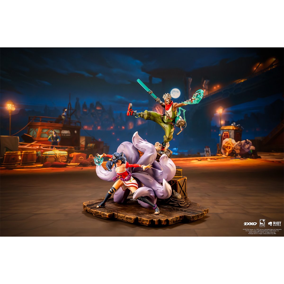 2XKO Ahri and Ekko 1:10 Scale Resin Statue - Image 5