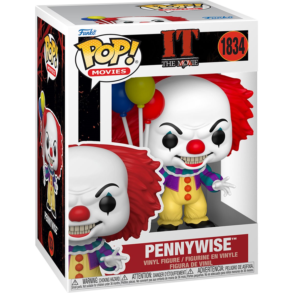 IT The Movie Pennywise (1990) Funko Pop! Vinyl Figure #1834 - Image 2