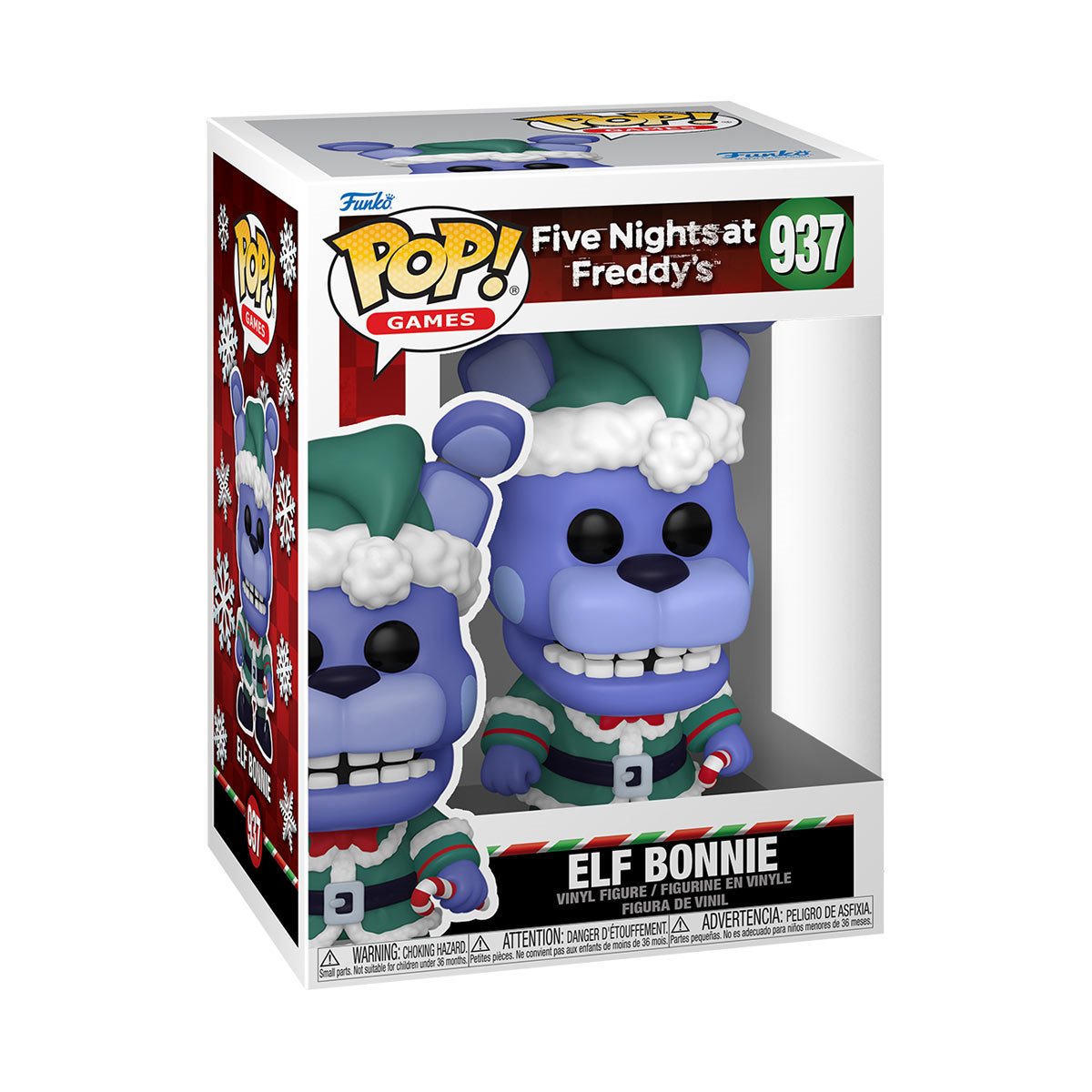 Five Nights at Freddy's Holiday Elf Bonnie Funko Pop! Vinyl Figure #937 - Image 2