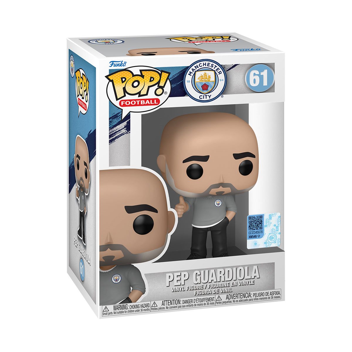 Football Manchester City Pep Guardiola Funko Pop! Vinyl Figure #61 - Image 2