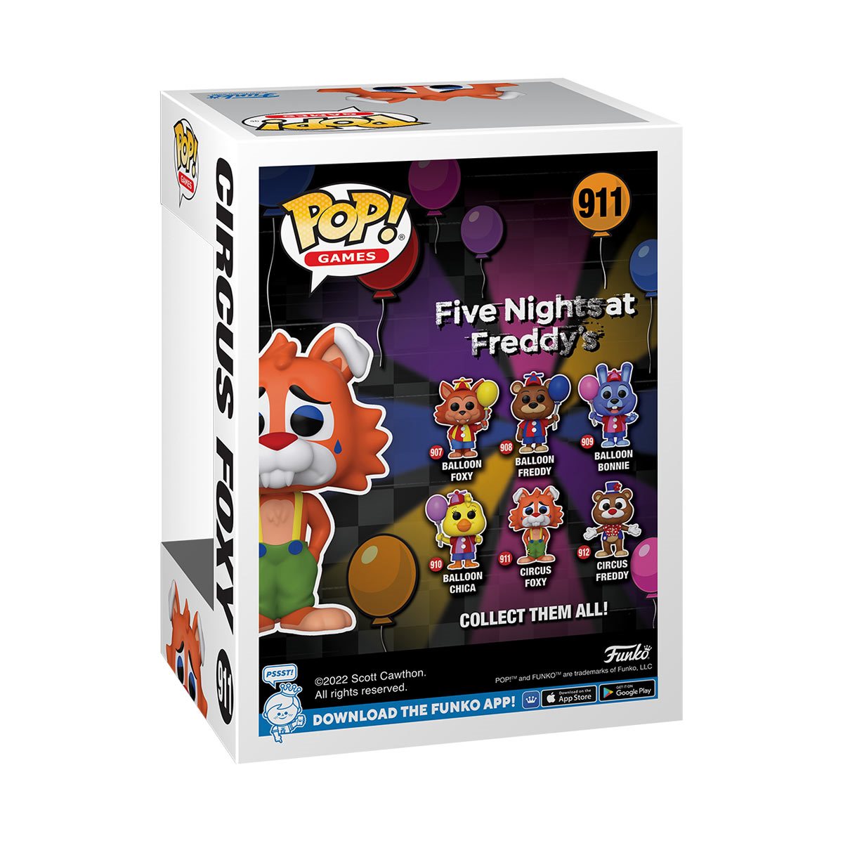 Five Nights at Freddy's Circus Foxy Funko Pop! Vinyl Figure #911 - Image 3