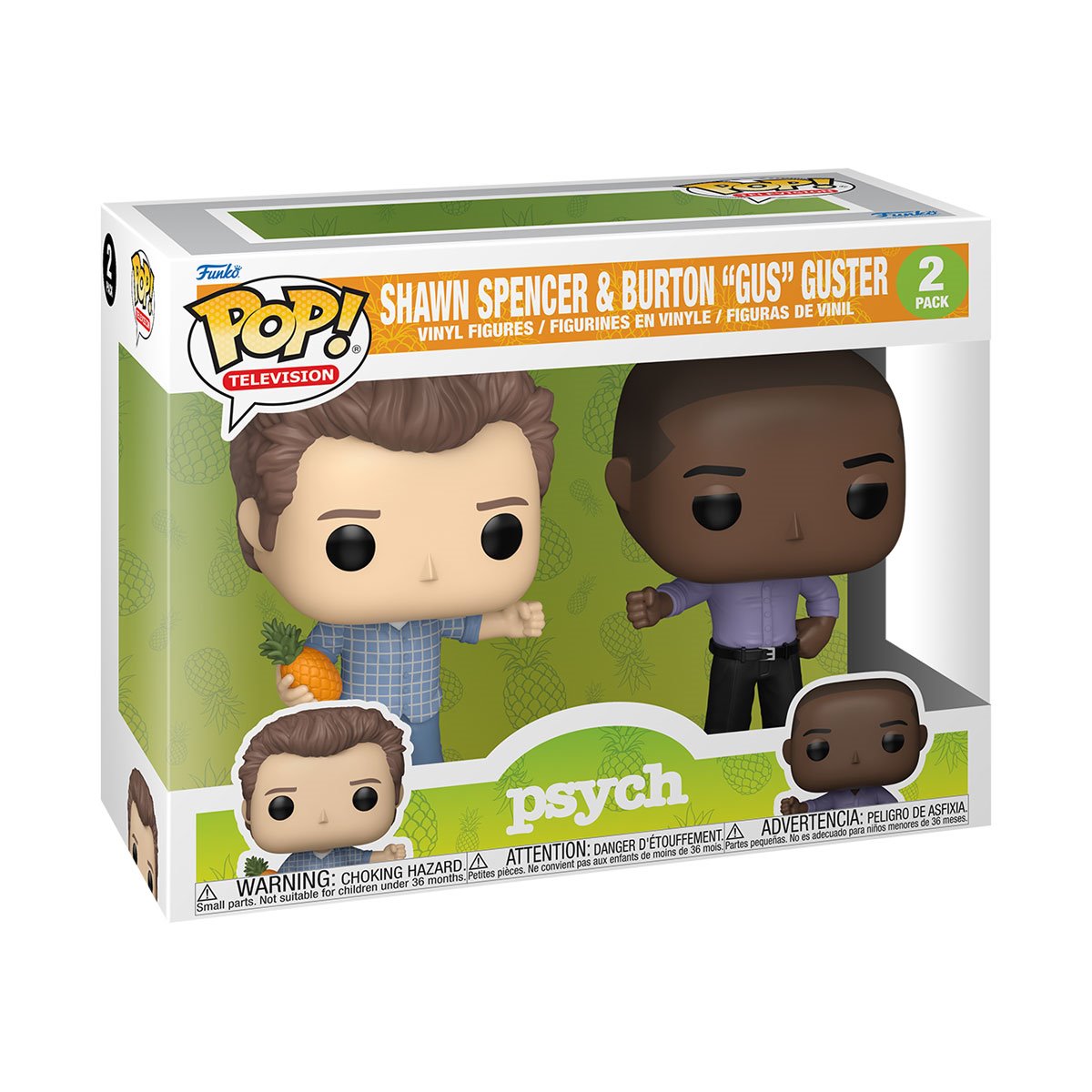 Psych Shawn Spencer & Burton Gus Guster Funko Pop! Vinyl Figure 2-Pack - Image 3