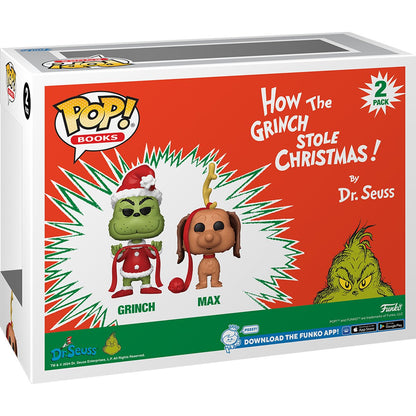 How the Grinch Stole Christmas Grinch and Max Funko Pop! Vinyl Figure 2-Pack - Image 3