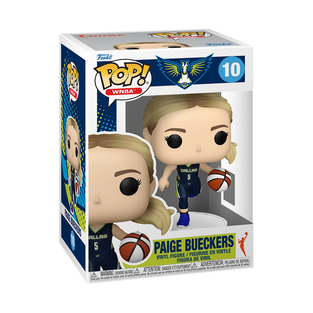 WNBA Wings Paige Bueckers Funko Pop! Vinyl Figure #10 - Image 2