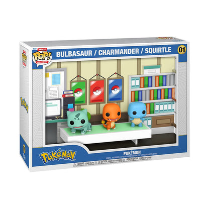 Pokemon Bulbasaur Charmander Squirtle Deluxe Funko Pop! Moment with Case #01 - Image 3