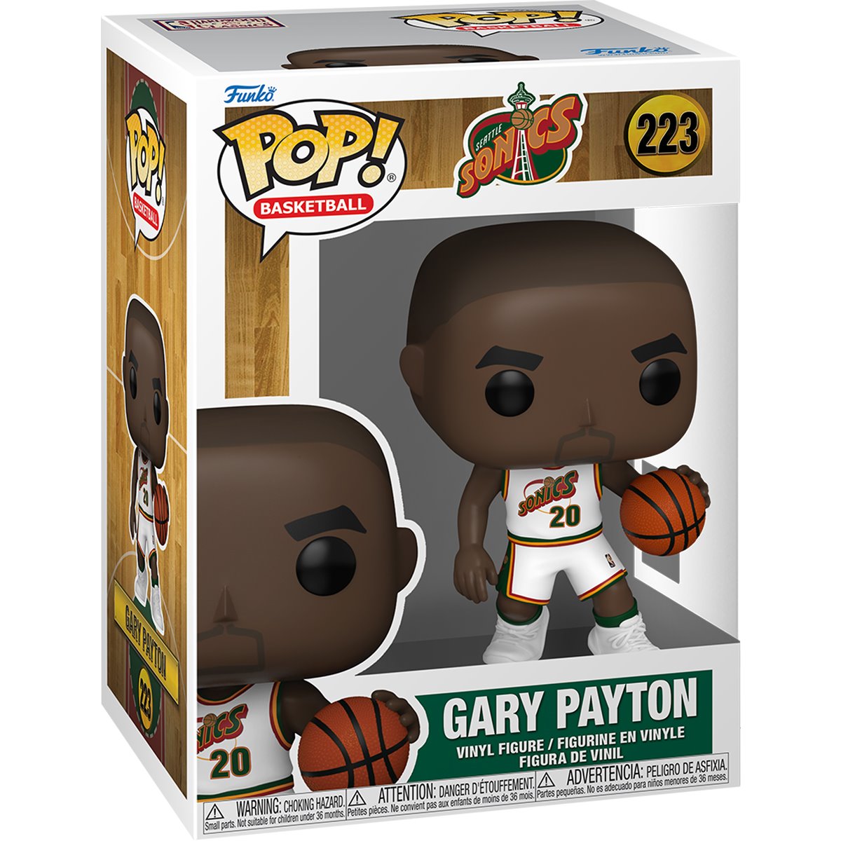 NBA Seattle Sonics Gary Payton Funko Pop! Vinyl Figure #223 - Image 2