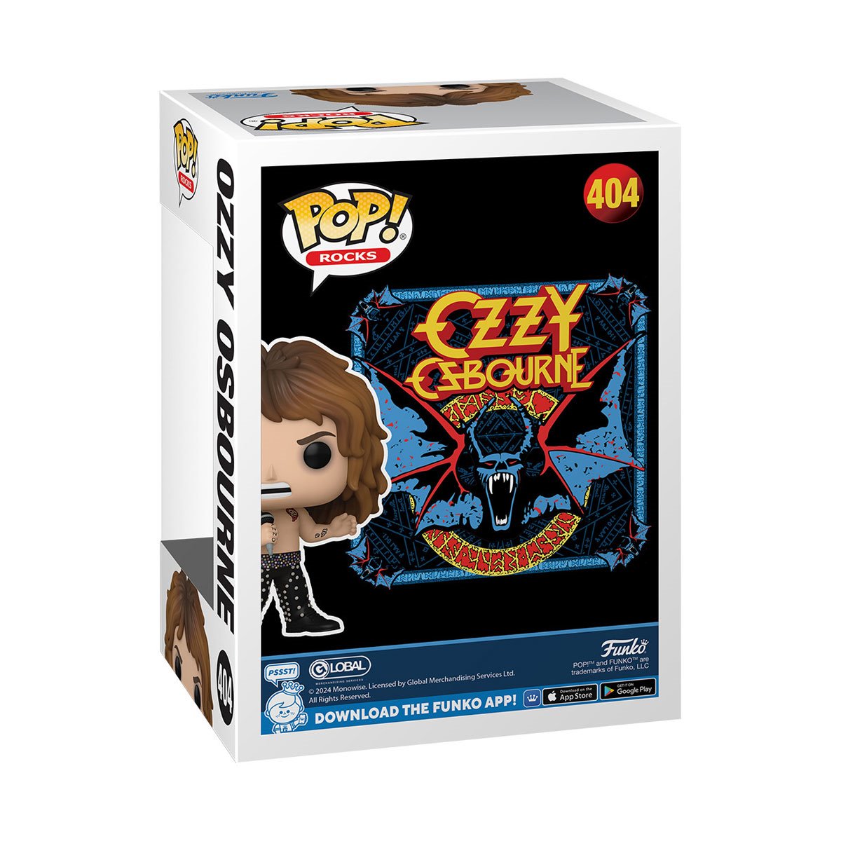 Ozzy Osbourne (1989) Funko Pop! Vinyl Figure #404 - Image 3