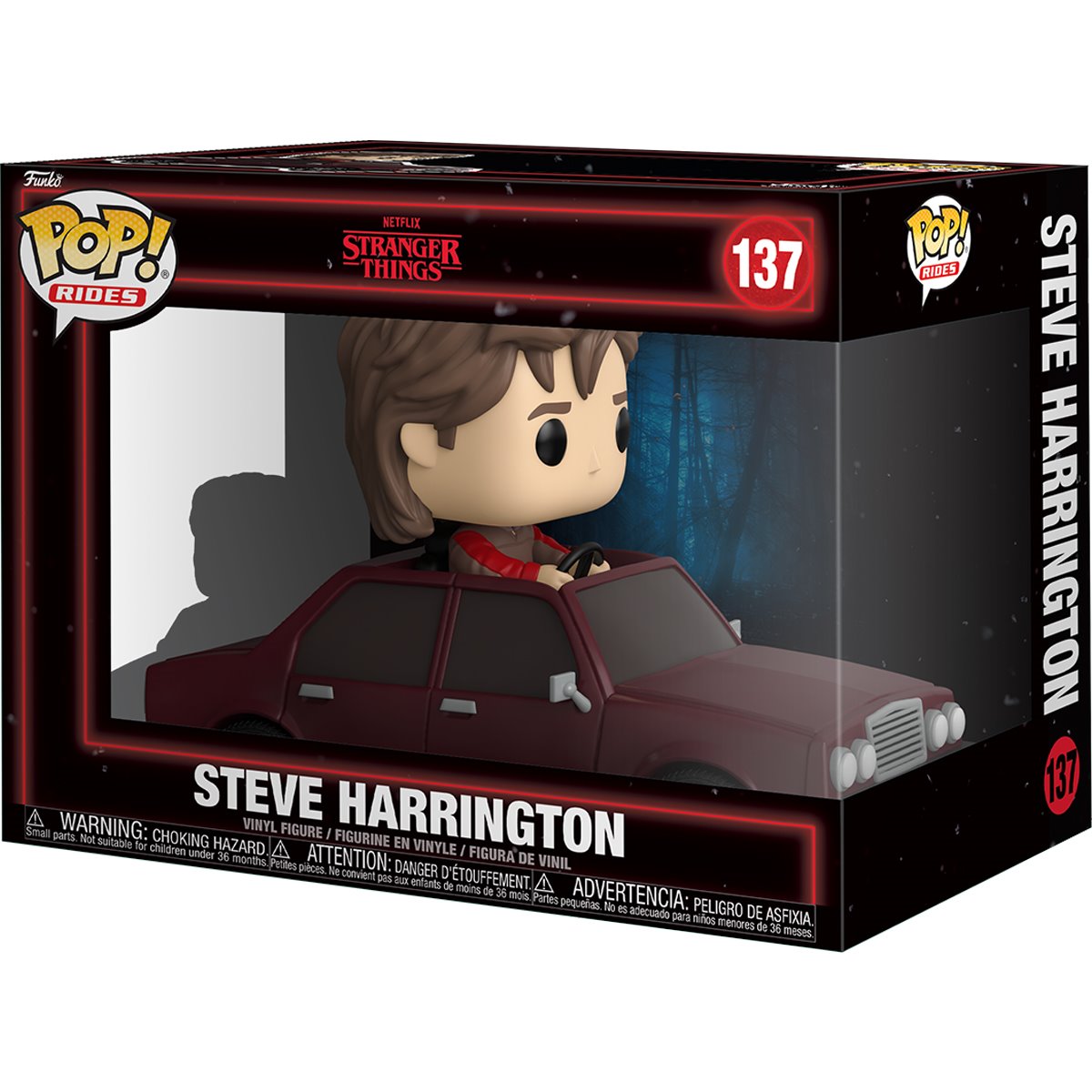 Stranger Things Season 5 Steve Harrington in Car Funko Pop! Ride #137 - Image 2