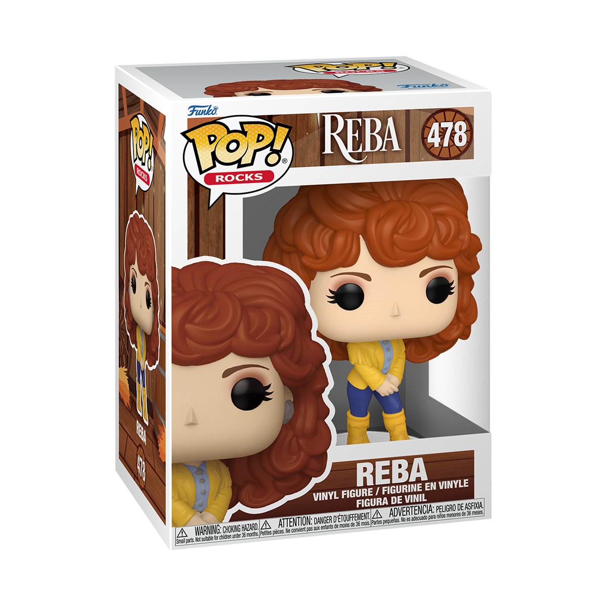 Reba McEntire (Cowgirl) Funko Pop! Vinyl Figure #478 - Image 2