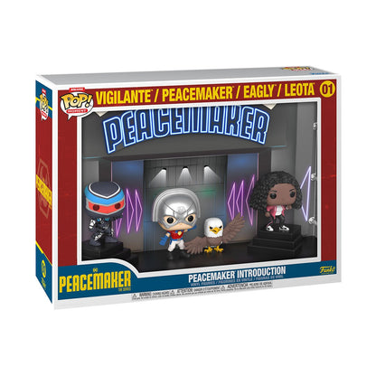 Peacemaker Introduction Vigilante Peacemaker Eagly Leota Deluxe Funko Pop! Vinyl Moment #01 - Image 2