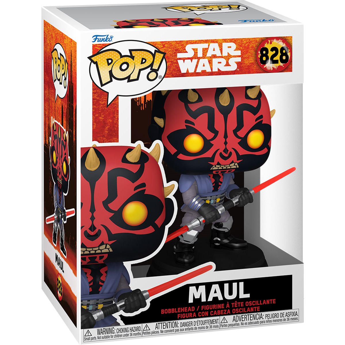 Star Wars: Maul - Shadow Lord Maul Funko Pop! Vinyl Figure #828 - Image 2