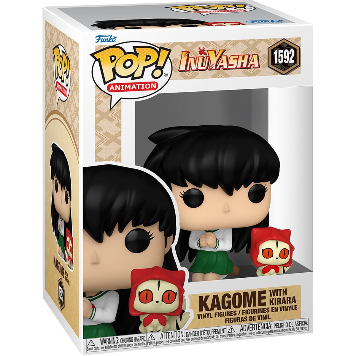 Inuyasha Kagome with Kirara Funko Pop! Vinyl Figure #1592 & Buddy - Image 2