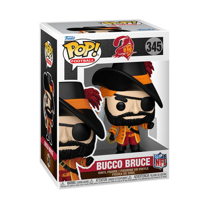 NFL Mascots Throwback Buccaneers Bucco Bruce Funko Pop! Vinyl Figure #345 - Image 2