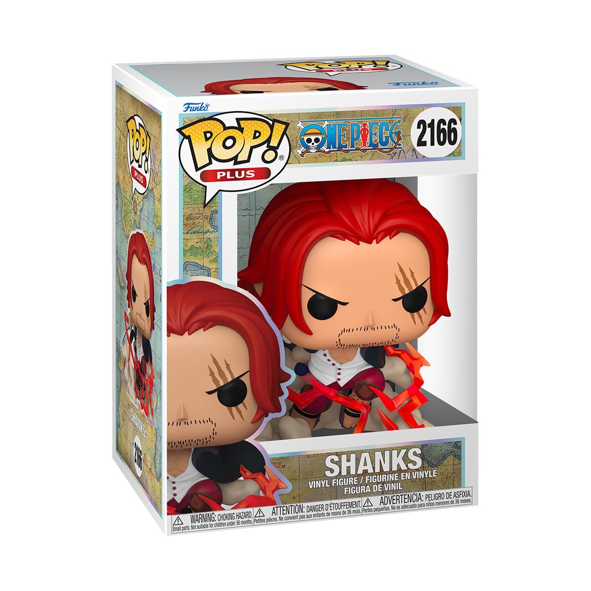 One Piece Shanks Funko Pop! Vinyl Figure Plus #2166 - Image 2