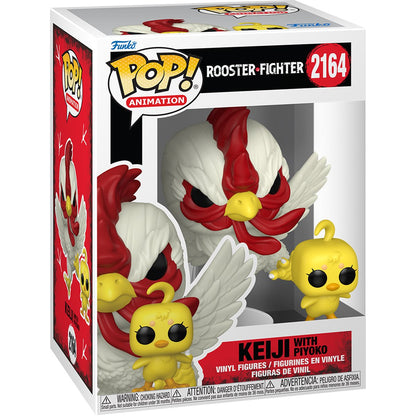 Rooster Fighter Keiji with Piyoko Funko Pop! Vinyl Figure and Buddy #2164 - Image 2