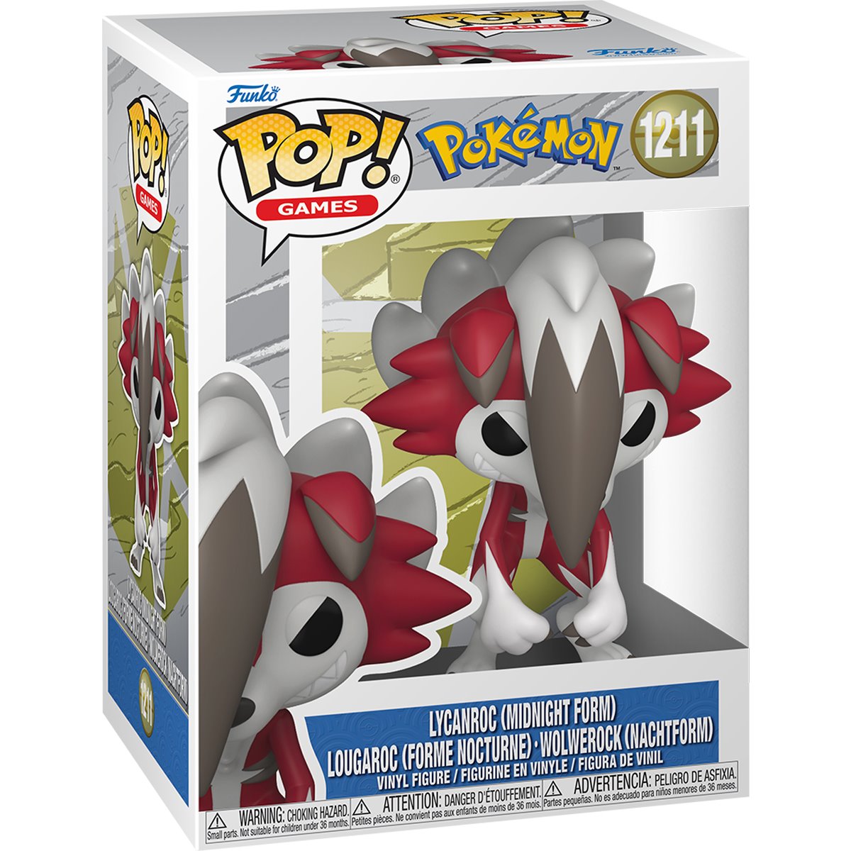 Pokemon Lycanroc (Midnight Form) Funko Pop! Vinyl Figure #1211 - Image 2