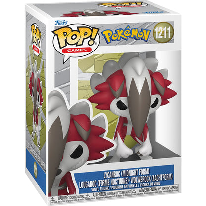 Pokemon Lycanroc (Midnight Form) Funko Pop! Vinyl Figure #1211 - Image 2