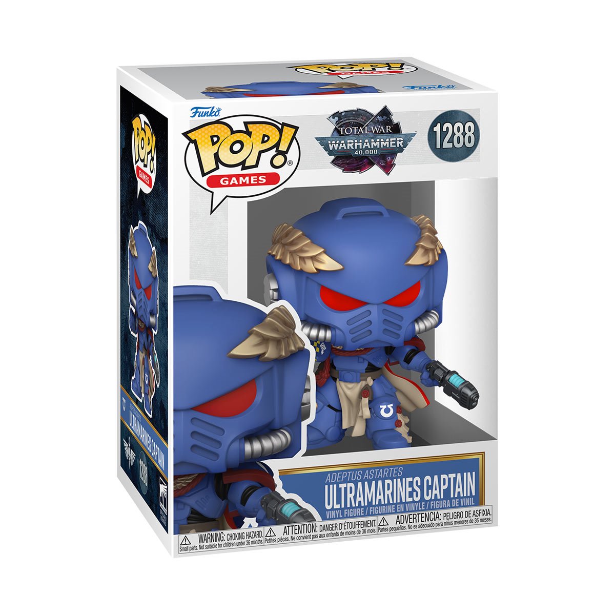Total War: WARHAMMER 40,000 Ultramarines Captain Funko Pop! Vinyl Figure #1288 - Image 2