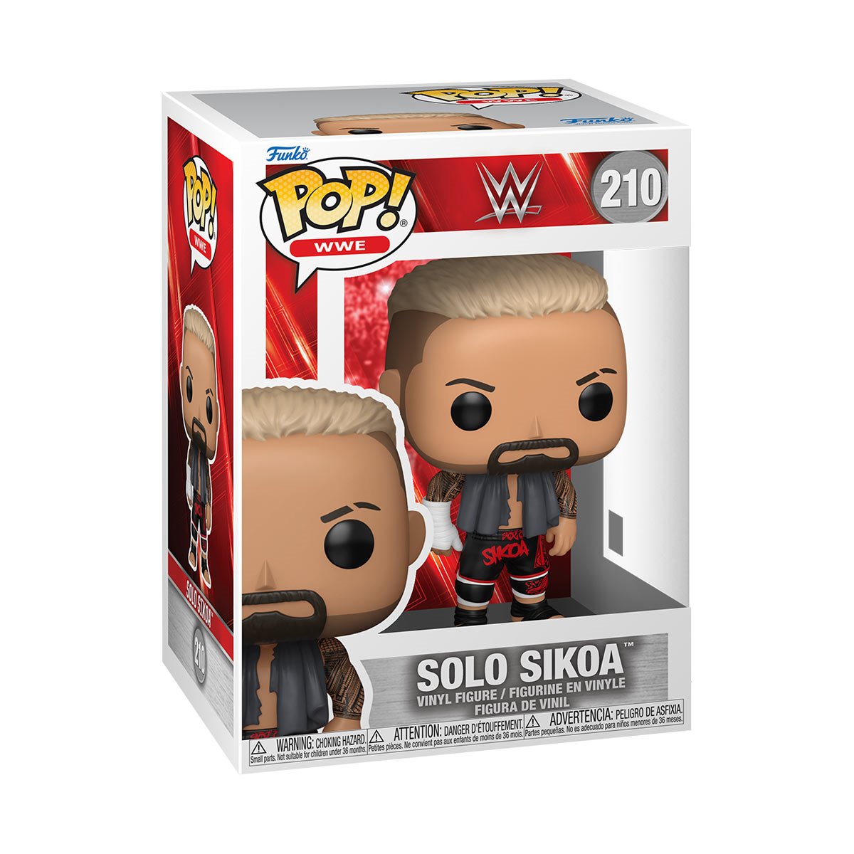 WWE Solo Sikoa Funko Pop! Vinyl Figure #210 - Image 2
