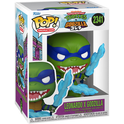 Teenage Mutant Ninja Turtles x Godzilla Leonardo x Godzilla Funko Pop! Vinyl Figure #2341 - Image 2