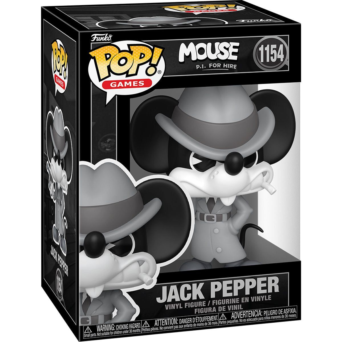 Mouse P.I. For Hire Jack Pepper Funko Pop! Vinyl Figure #1154 - Image 2