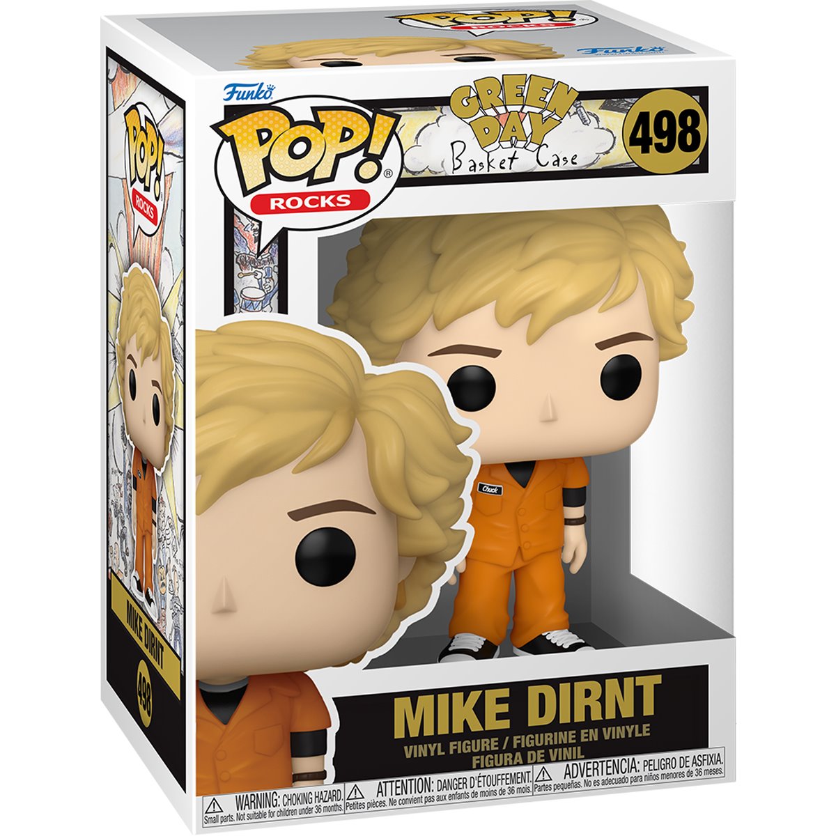 Green Day Mike Dirnt (Basket Case) Funko Pop! Vinyl Figure #498 - Image 2
