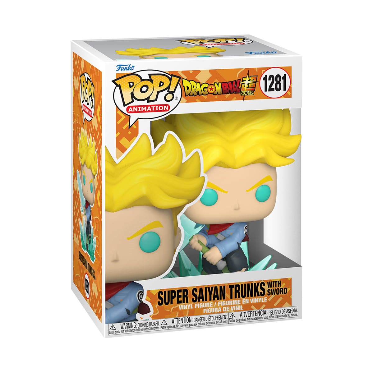 Dragon Ball Super Super Saiyan Trunks with Sword Funko Pop! Vinyl Figure #1281 - Image 2