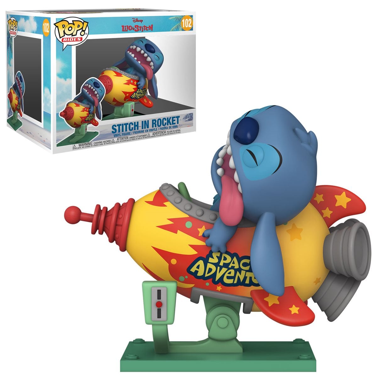 Lilo & Stitch Stitch in Rocket Funko Pop! Vinyl Vehicle #102