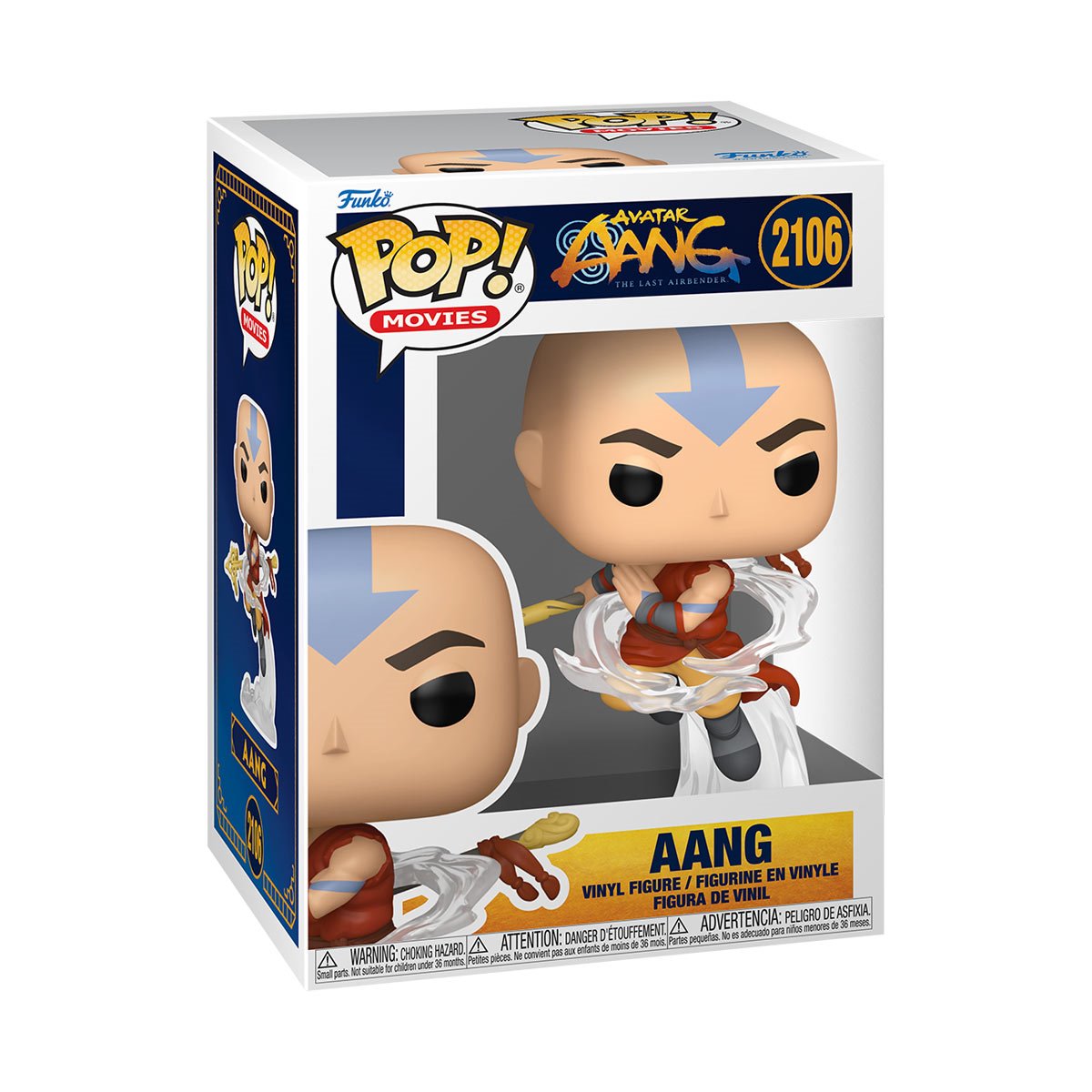 Avatar Aang: The Last Airbender Aang Funko Pop! Vinyl Figure #2106 - Image 2