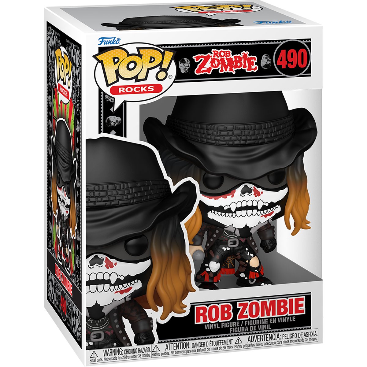 Rob Zombie with Bandana Funko Pop! Vinyl Figure #490 - Image 2