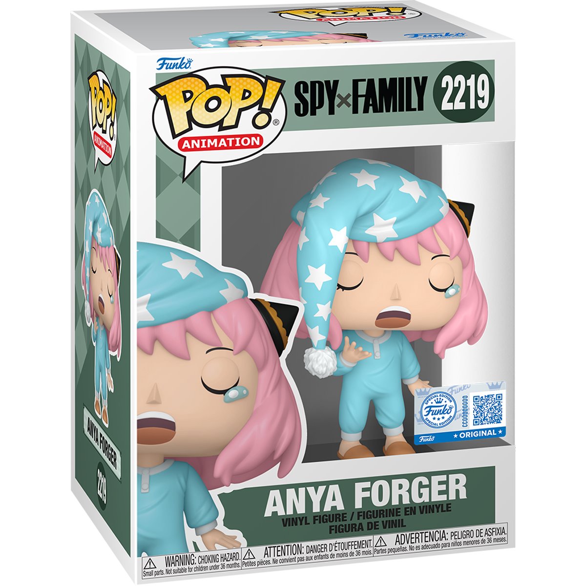 Spy x Family Anya Forger (Pajamas) Funko Pop! Vinyl Figure #2219 - Image 3
